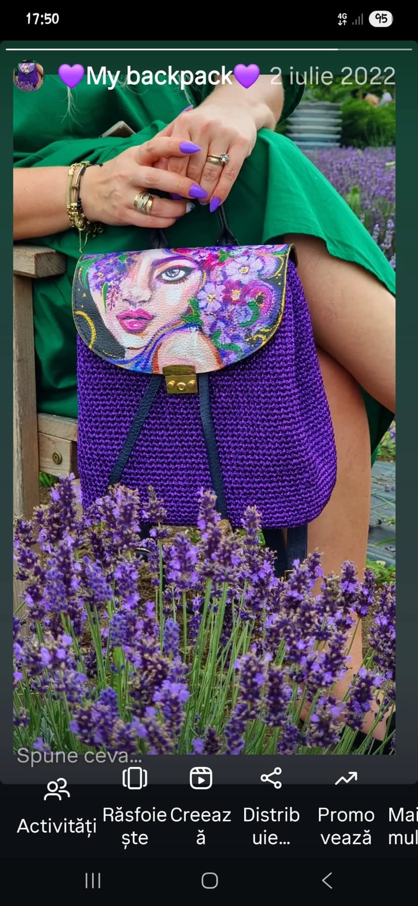 Geantă Croșetată Elegantă